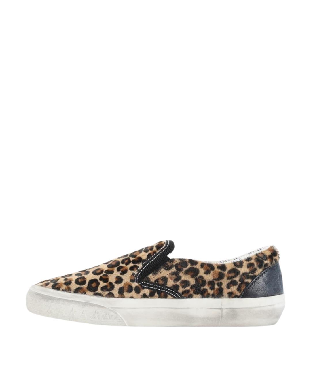GOLDEN GOOSE DELUXE BRAND Мульти кожаные слипоны, фото 2