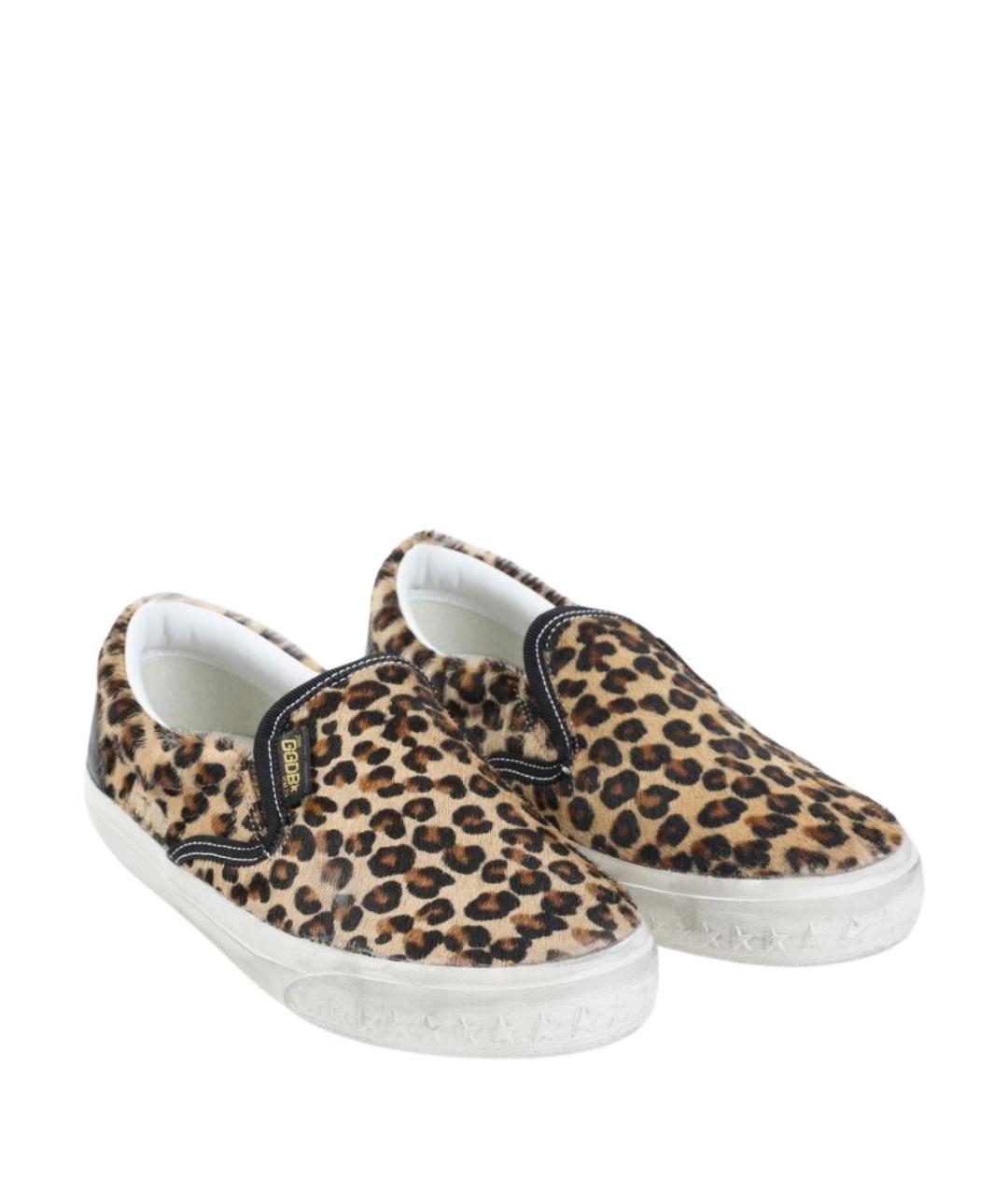 GOLDEN GOOSE DELUXE BRAND Мульти кожаные слипоны, фото 3