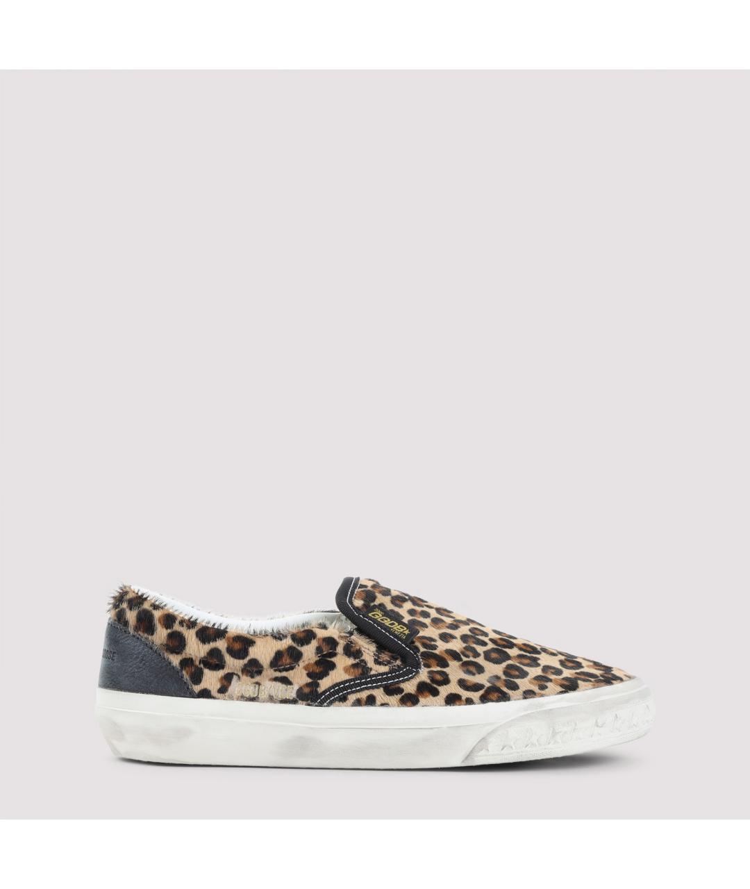 GOLDEN GOOSE DELUXE BRAND Мульти кожаные слипоны, фото 2