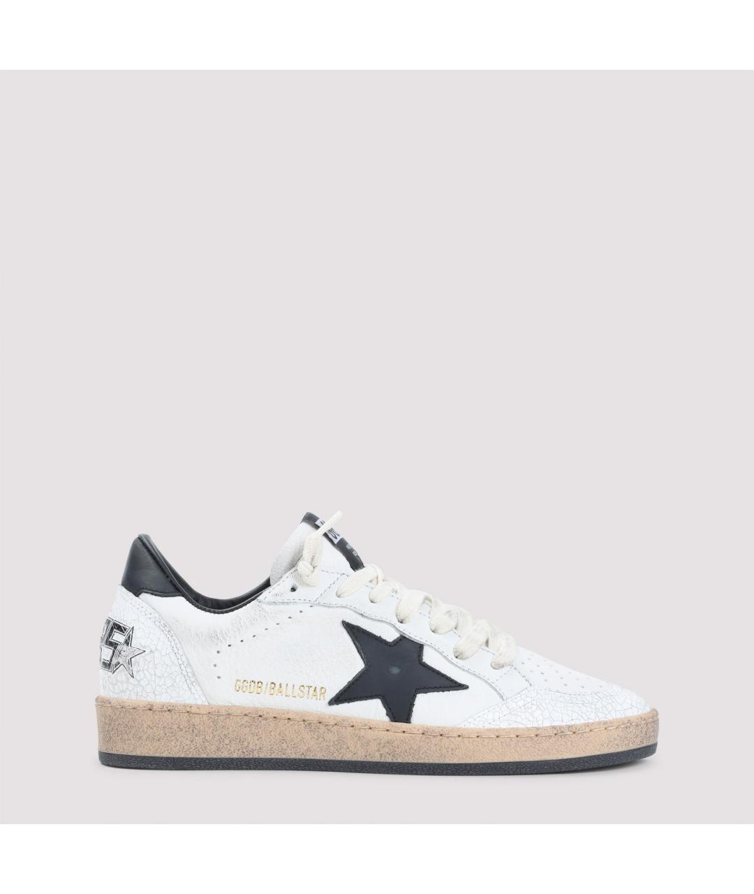GOLDEN GOOSE DELUXE BRAND Белые кожаные кеды, фото 2