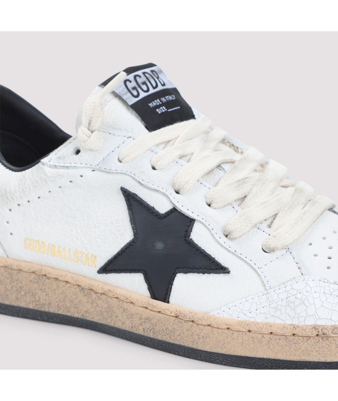 GOLDEN GOOSE DELUXE BRAND Белые кожаные кеды, фото 6