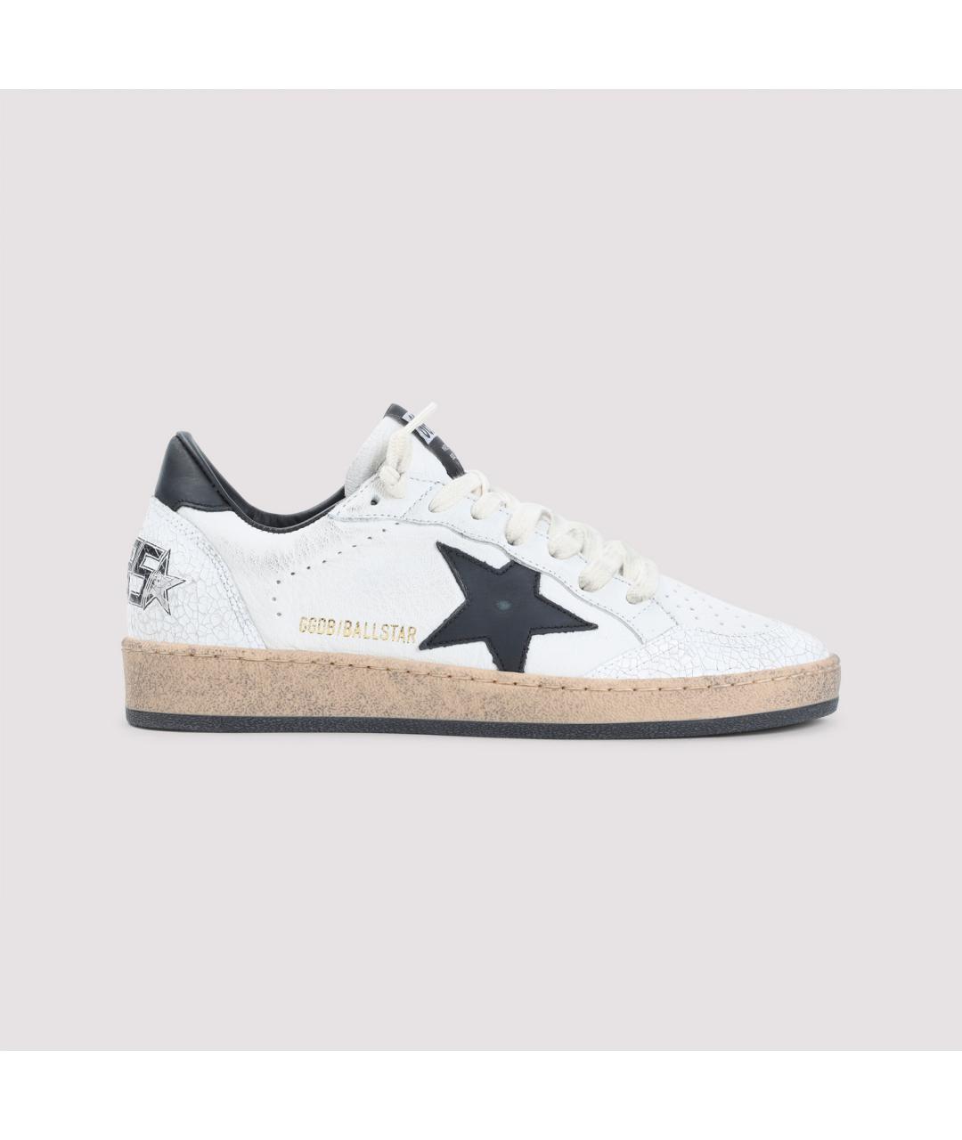 GOLDEN GOOSE DELUXE BRAND Белые кожаные кеды, фото 3