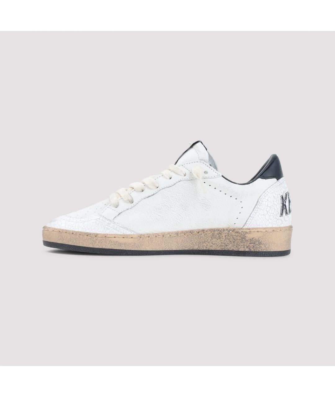 GOLDEN GOOSE DELUXE BRAND Белые кожаные кеды, фото 4