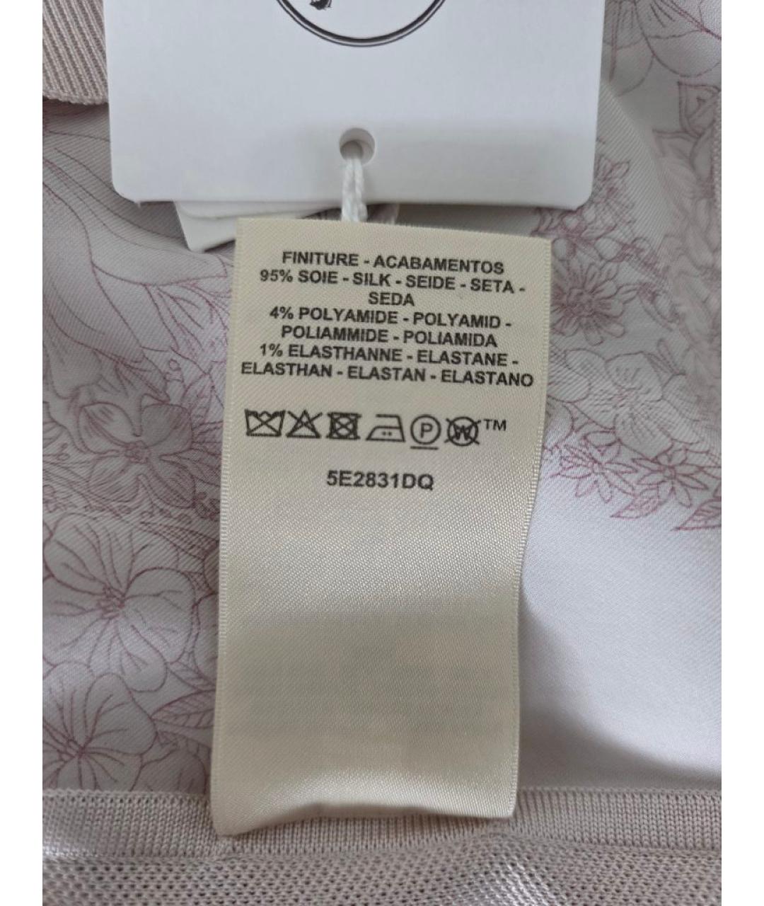 HERMES Розовый шелковый джемпер / свитер, фото 6