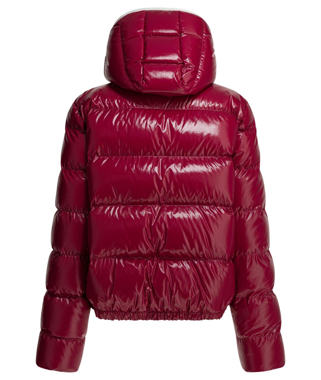 MONCLER Фуксия полиамидовый пуховик, фото 2