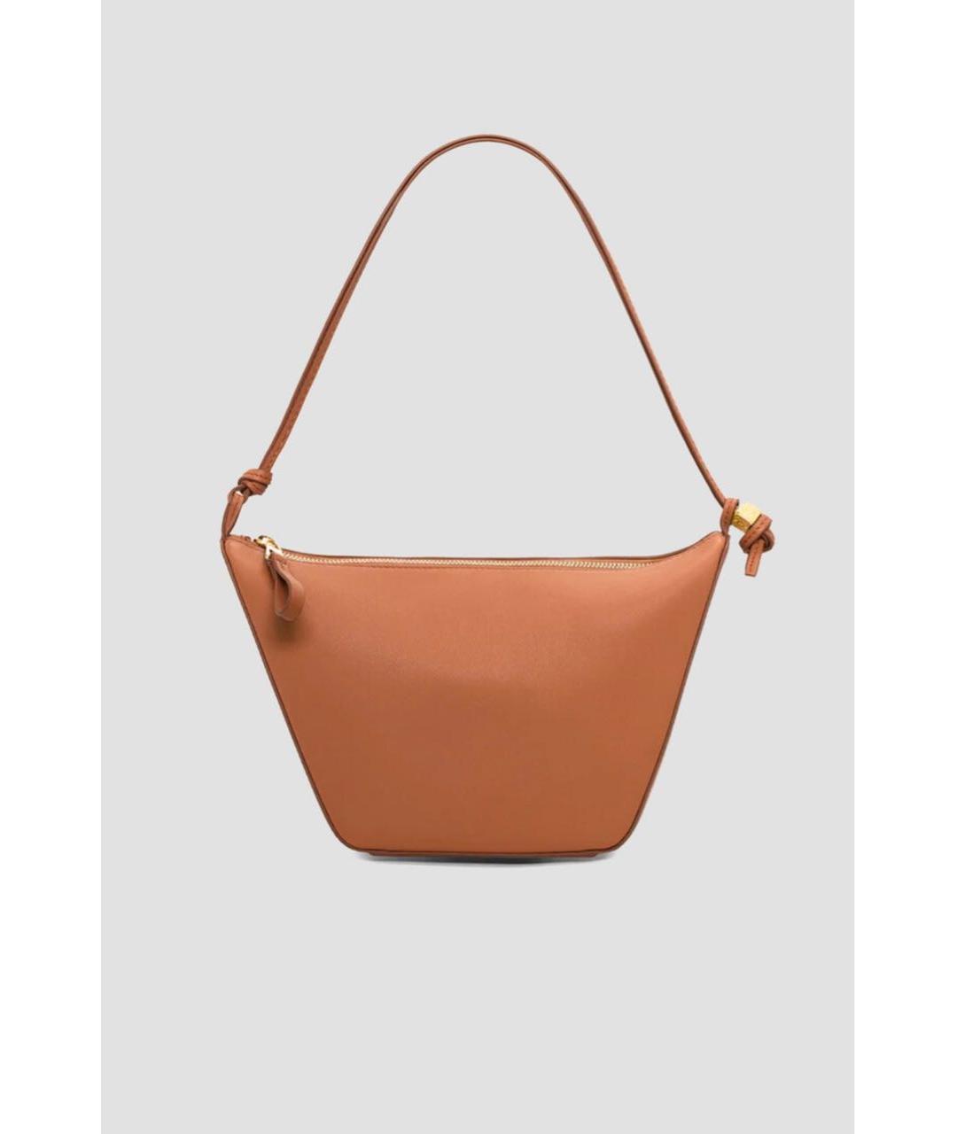 LOEWE Оранжевая кожаная сумка через плечо, фото 3