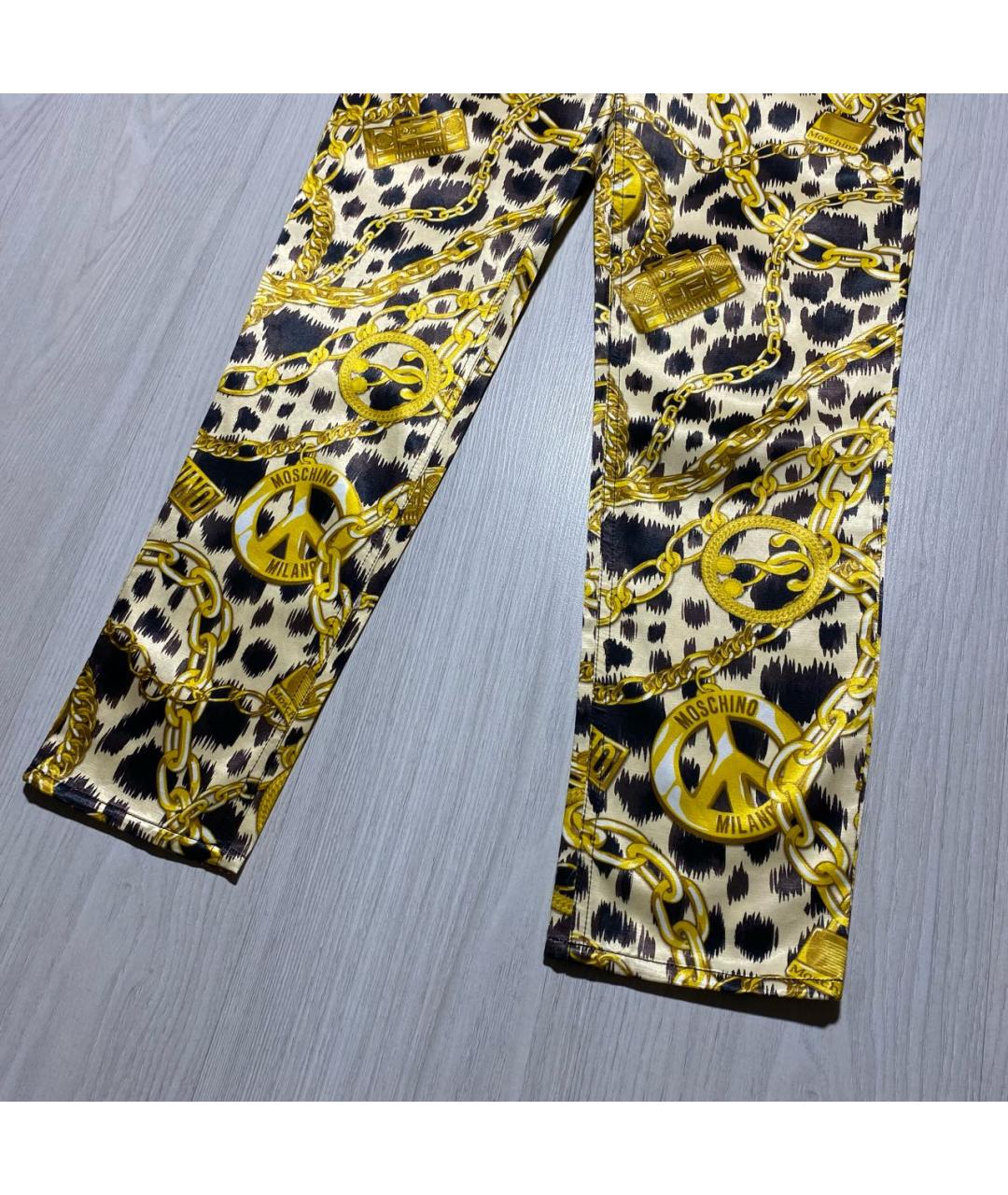 MOSCHINO Мульти брюки узкие, фото 5