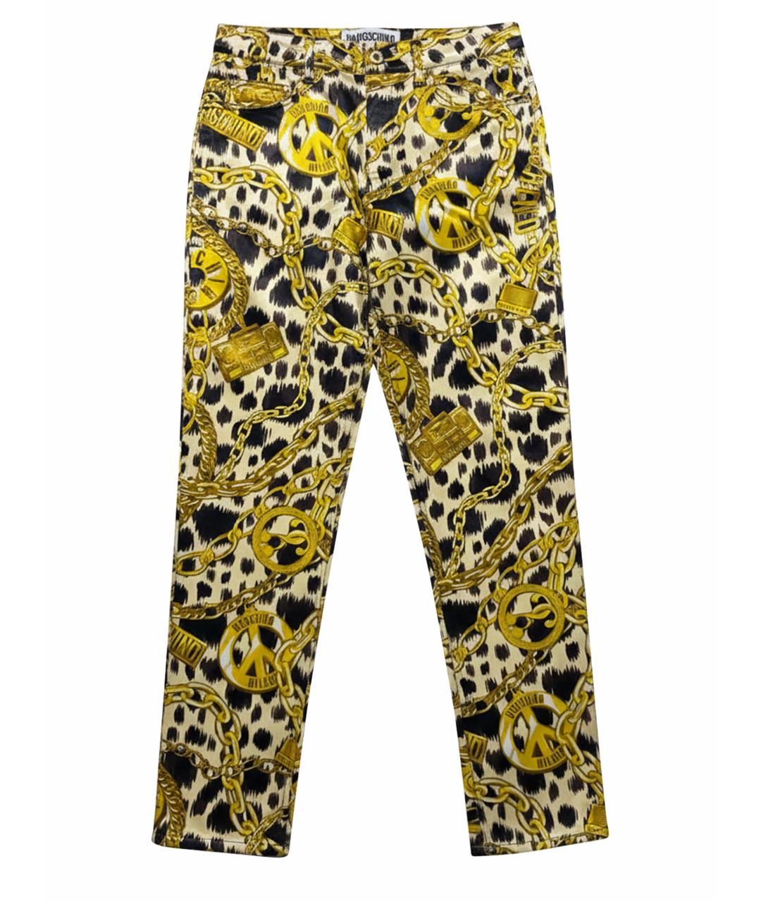 MOSCHINO Мульти брюки узкие, фото 1