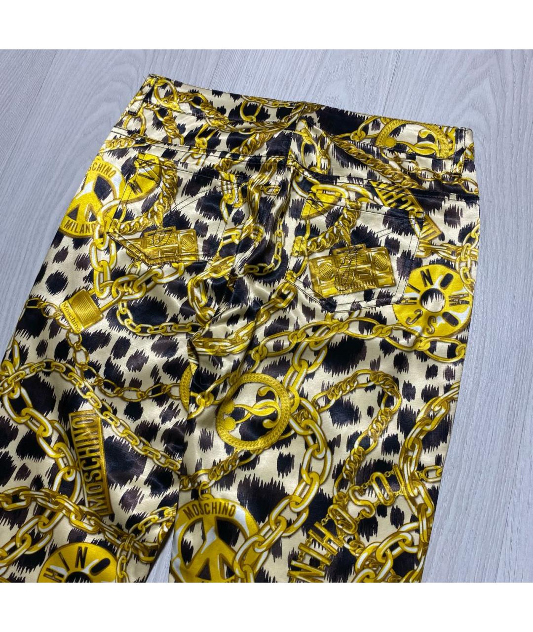 MOSCHINO Мульти брюки узкие, фото 6