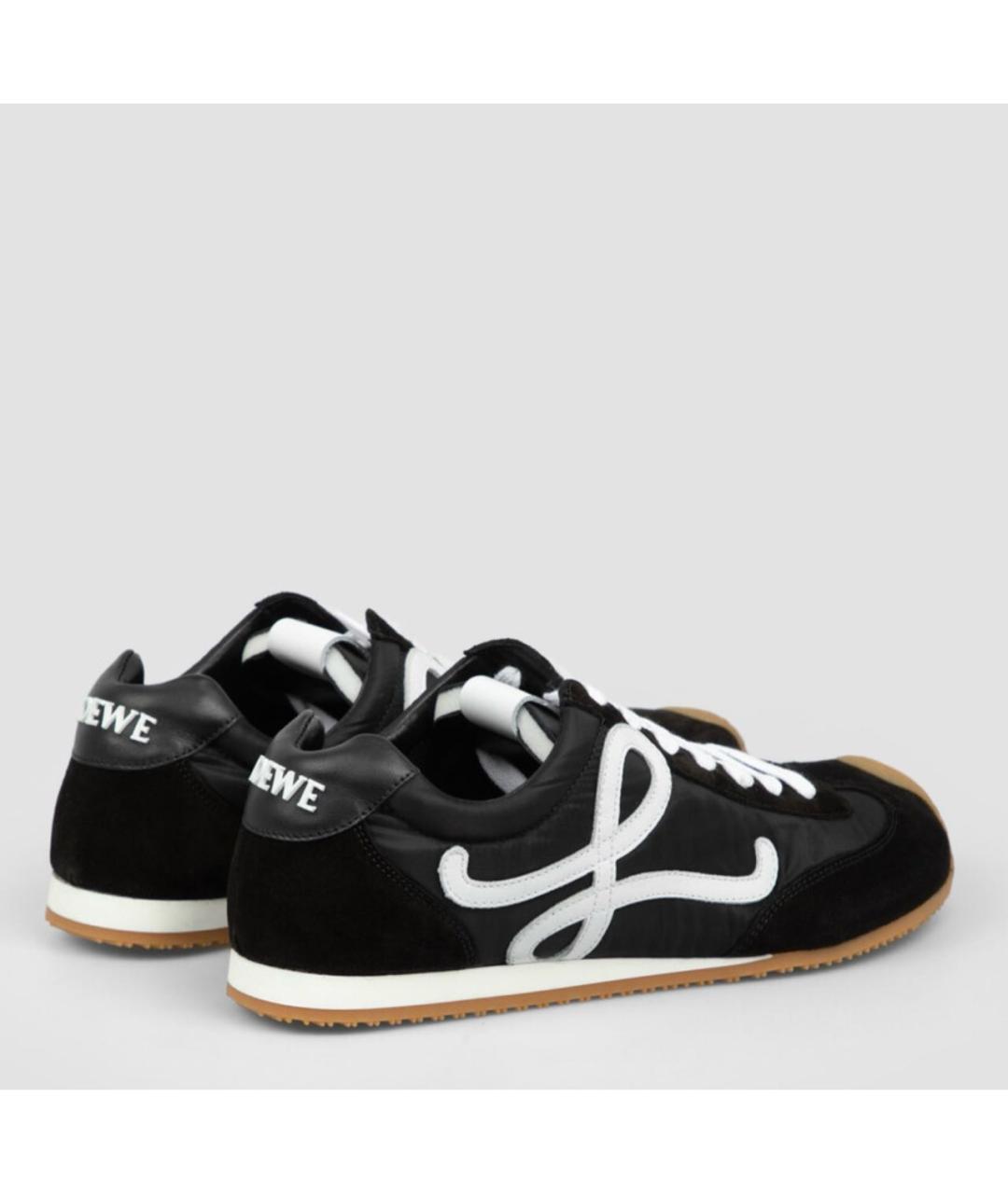 LOEWE Черные кроссовки, фото 3