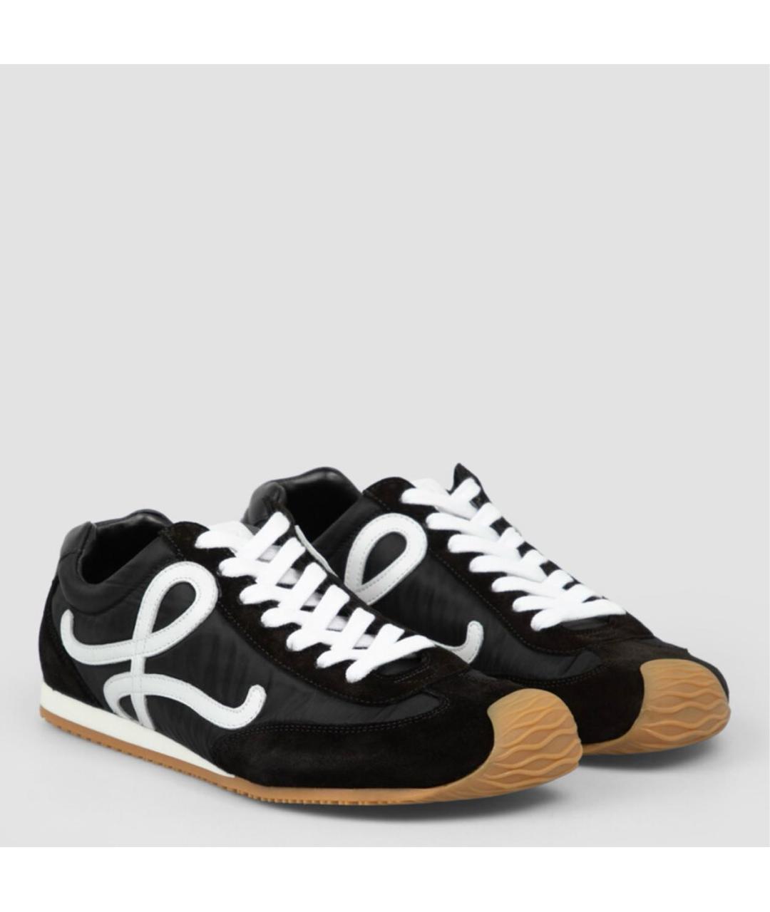 LOEWE Черные кроссовки, фото 2