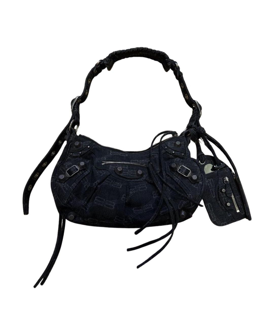 BALENCIAGA Серая деним сумка через плечо, фото 1