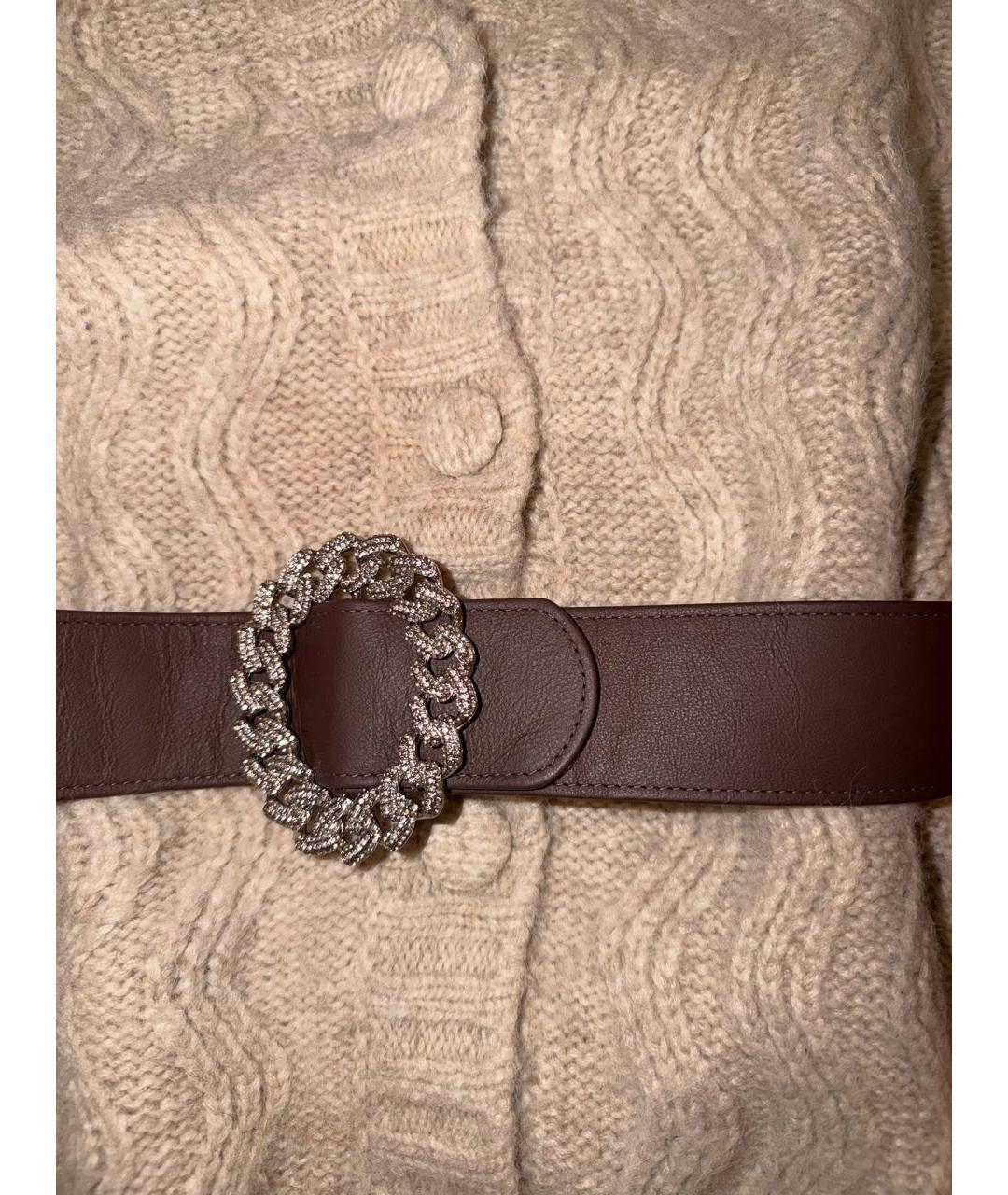 GIUSEPPE DI MORABITO Бежевый шерстяной кардиган, фото 4