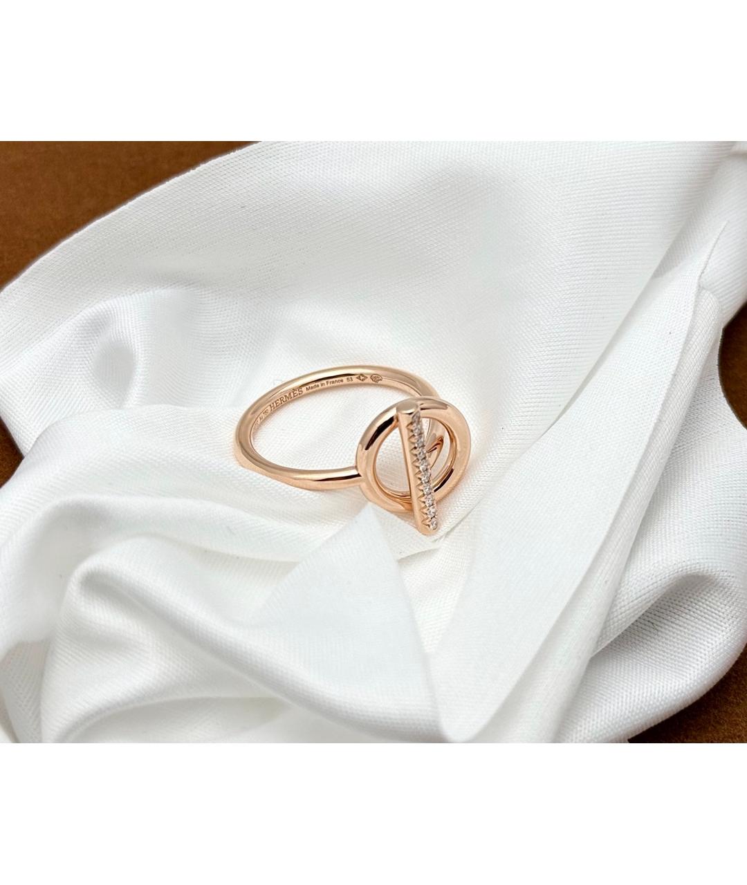 HERMES Золотое кольцо из розового золота, фото 4