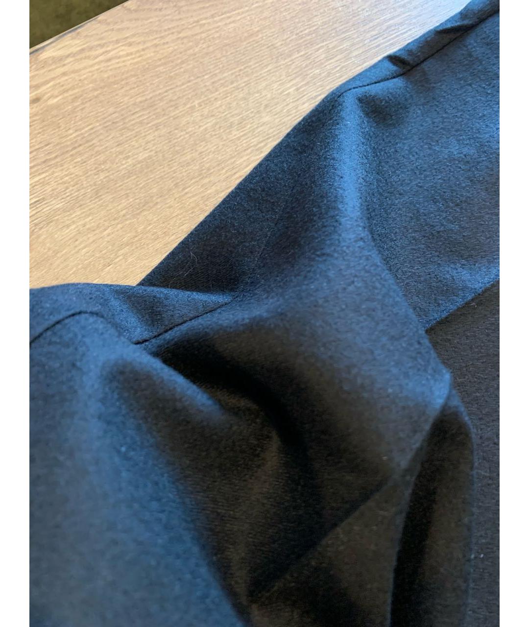 STEFANO RICCI Черные кашемировые повседневные брюки, фото 8