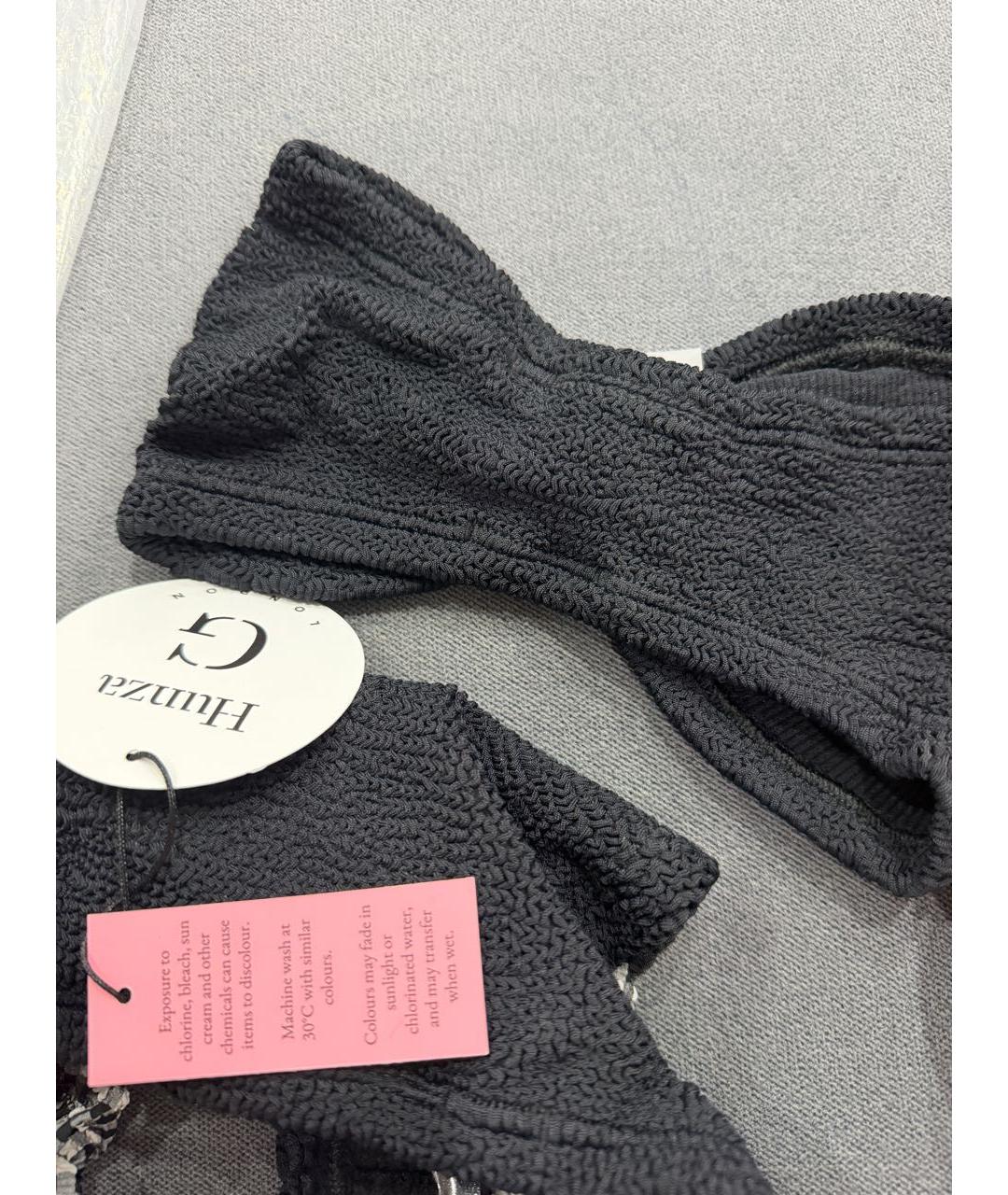 HUNZA G Черный купальник, фото 6