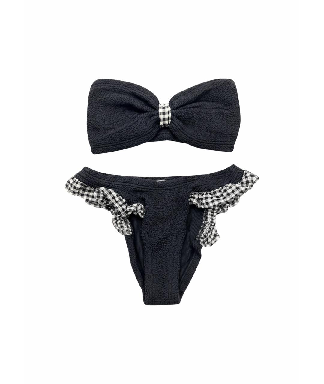 HUNZA G Черный купальник, фото 1