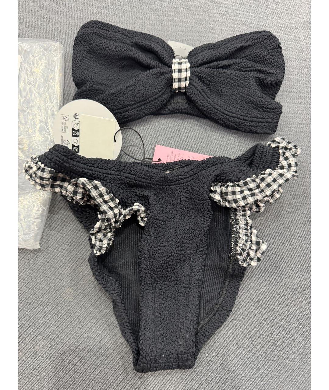 HUNZA G Черный купальник, фото 8