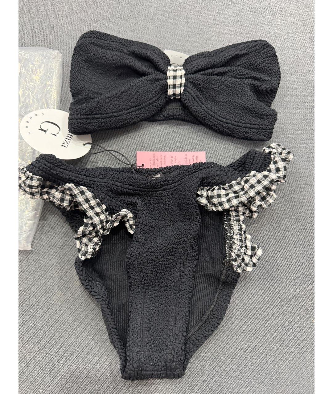 HUNZA G Черный купальник, фото 2