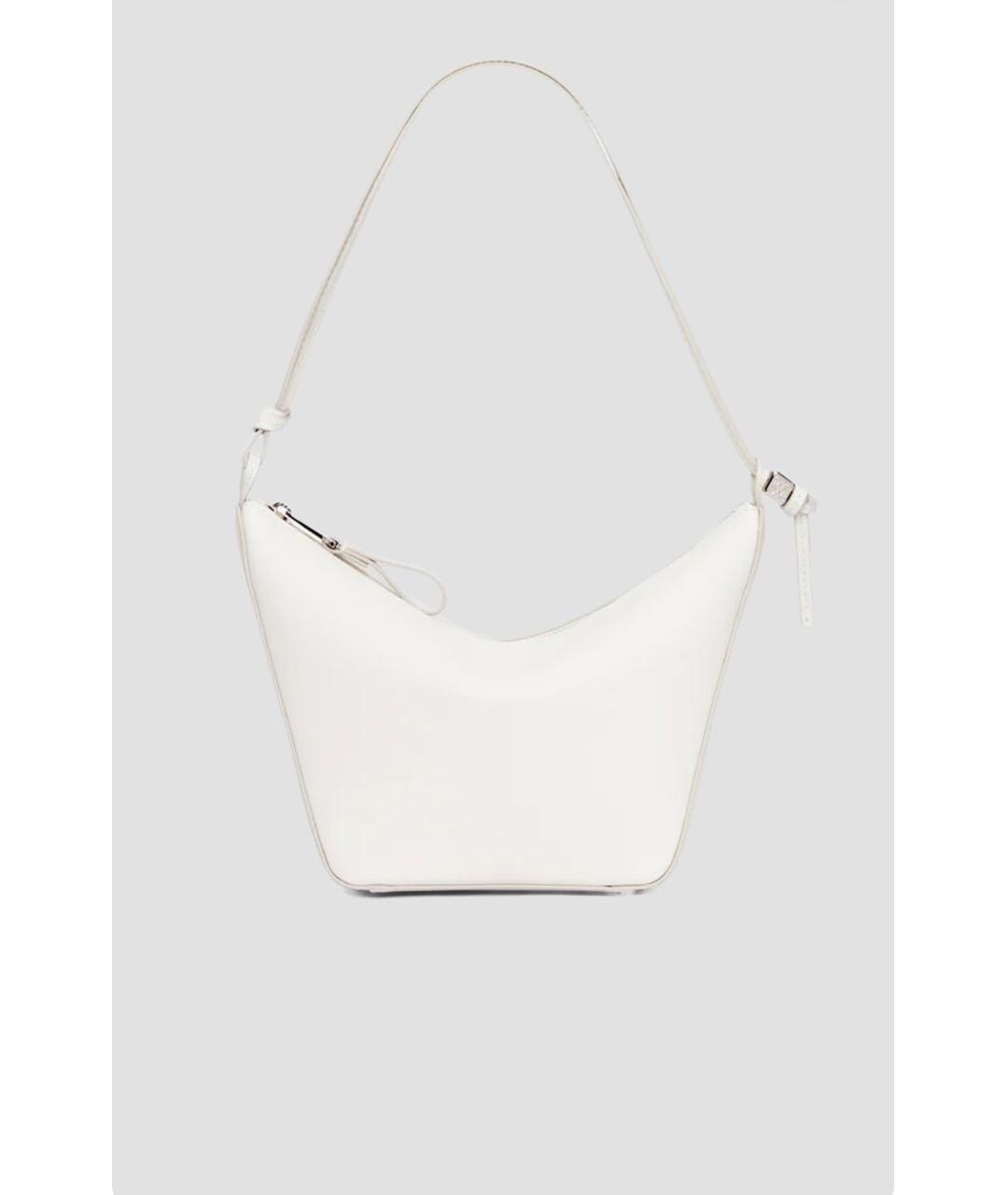 LOEWE Белая кожаная сумка через плечо, фото 7