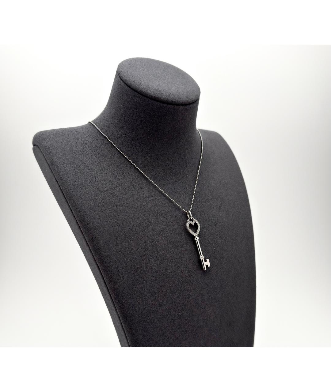 TIFFANY&CO Серебряное колье из белого золота, фото 2