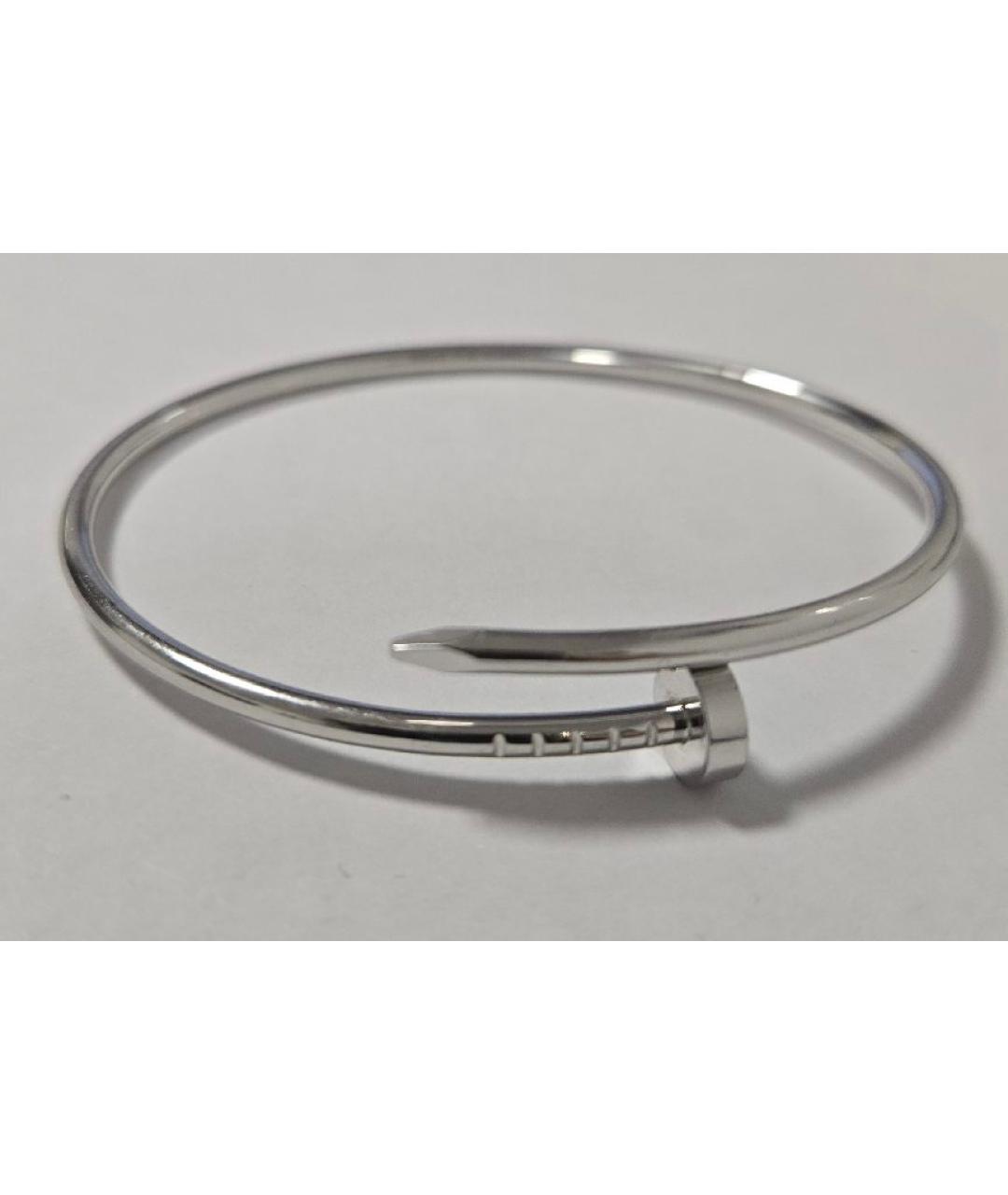 CARTIER Серебрянный браслет из белого золота, фото 2