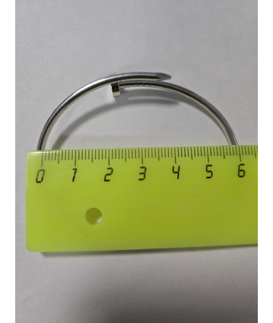 CARTIER Серебрянный браслет из белого золота, фото 6