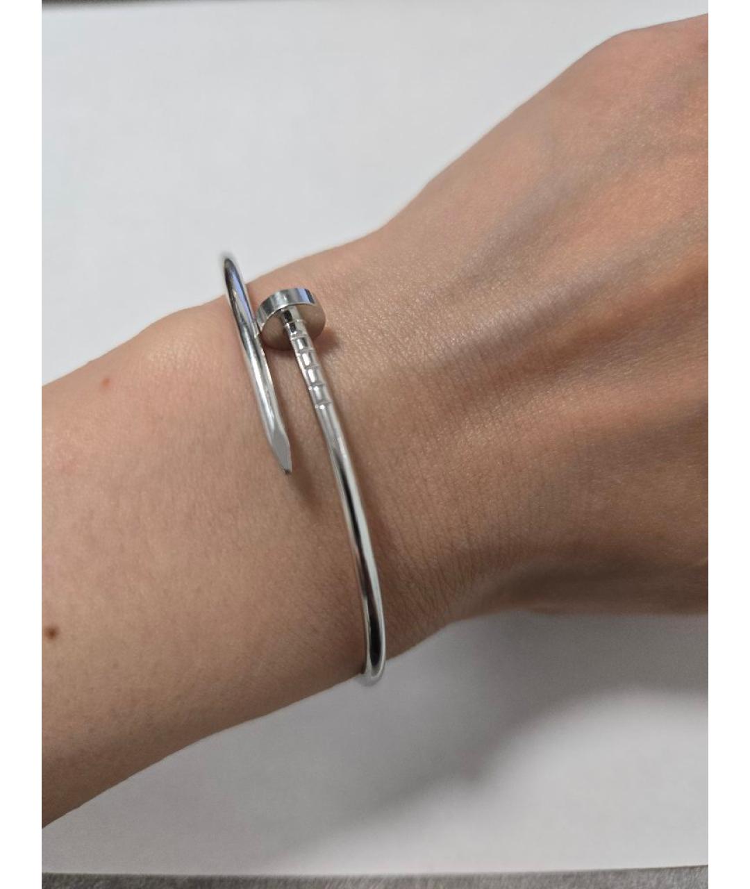 CARTIER Серебрянный браслет из белого золота, фото 4