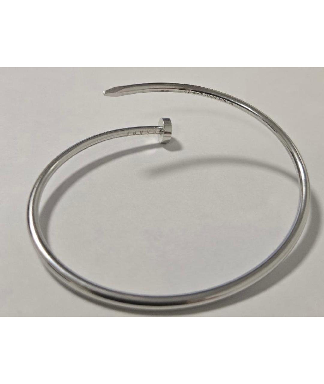 CARTIER Серебрянный браслет из белого золота, фото 8