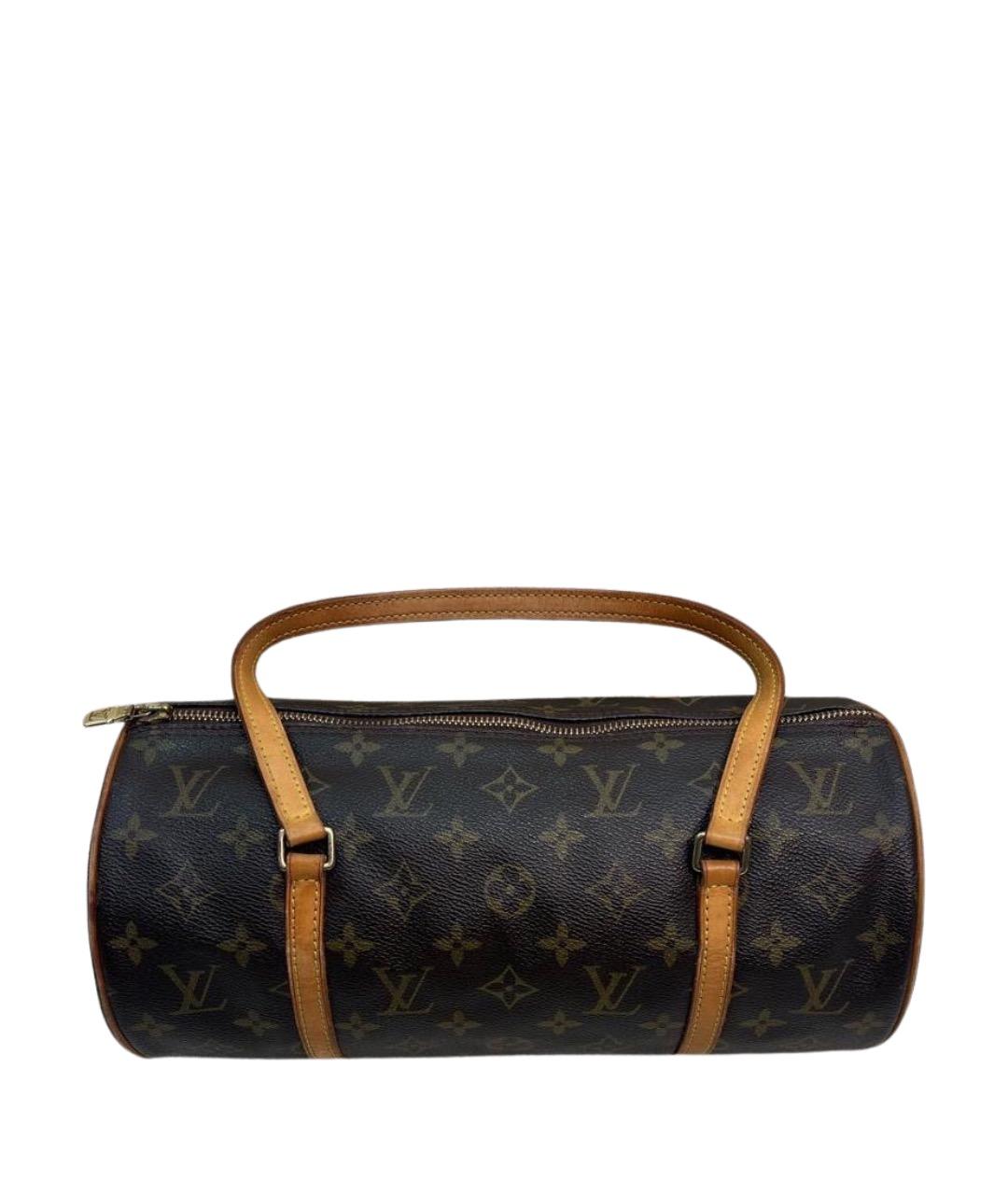 LOUIS VUITTON Коричневая сумка с короткими ручками, фото 1