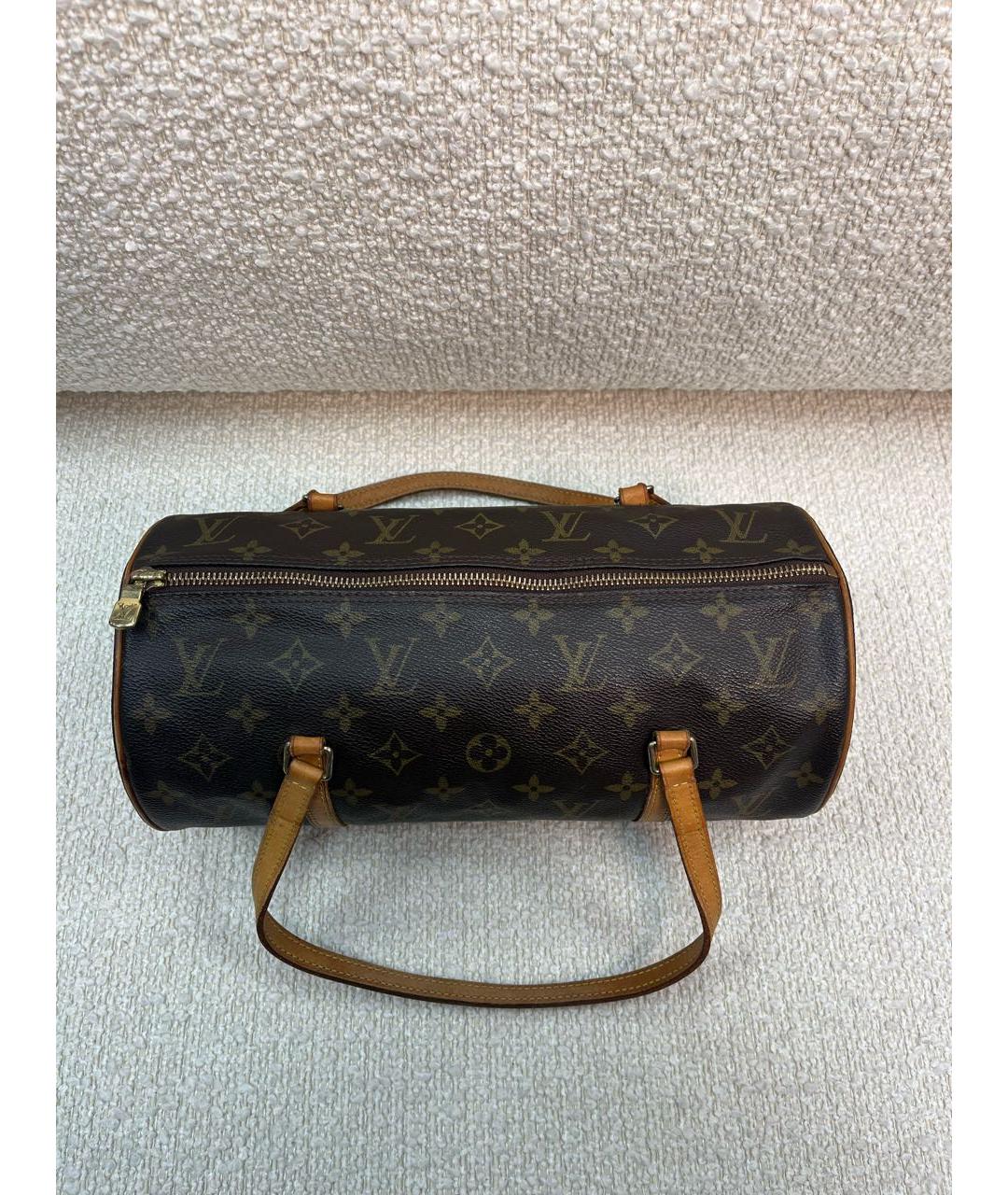 LOUIS VUITTON Коричневая сумка с короткими ручками, фото 8