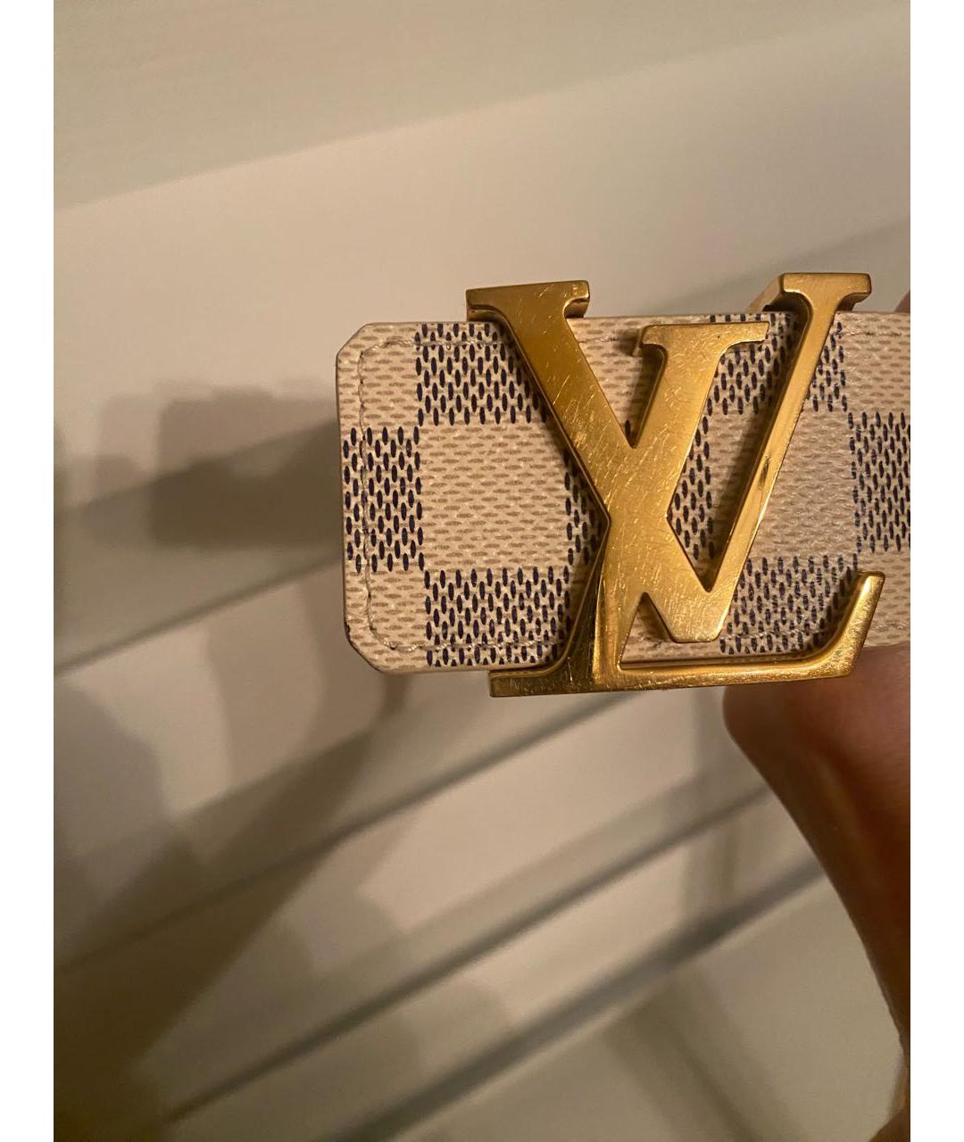 LOUIS VUITTON Бежевый ремень, фото 4