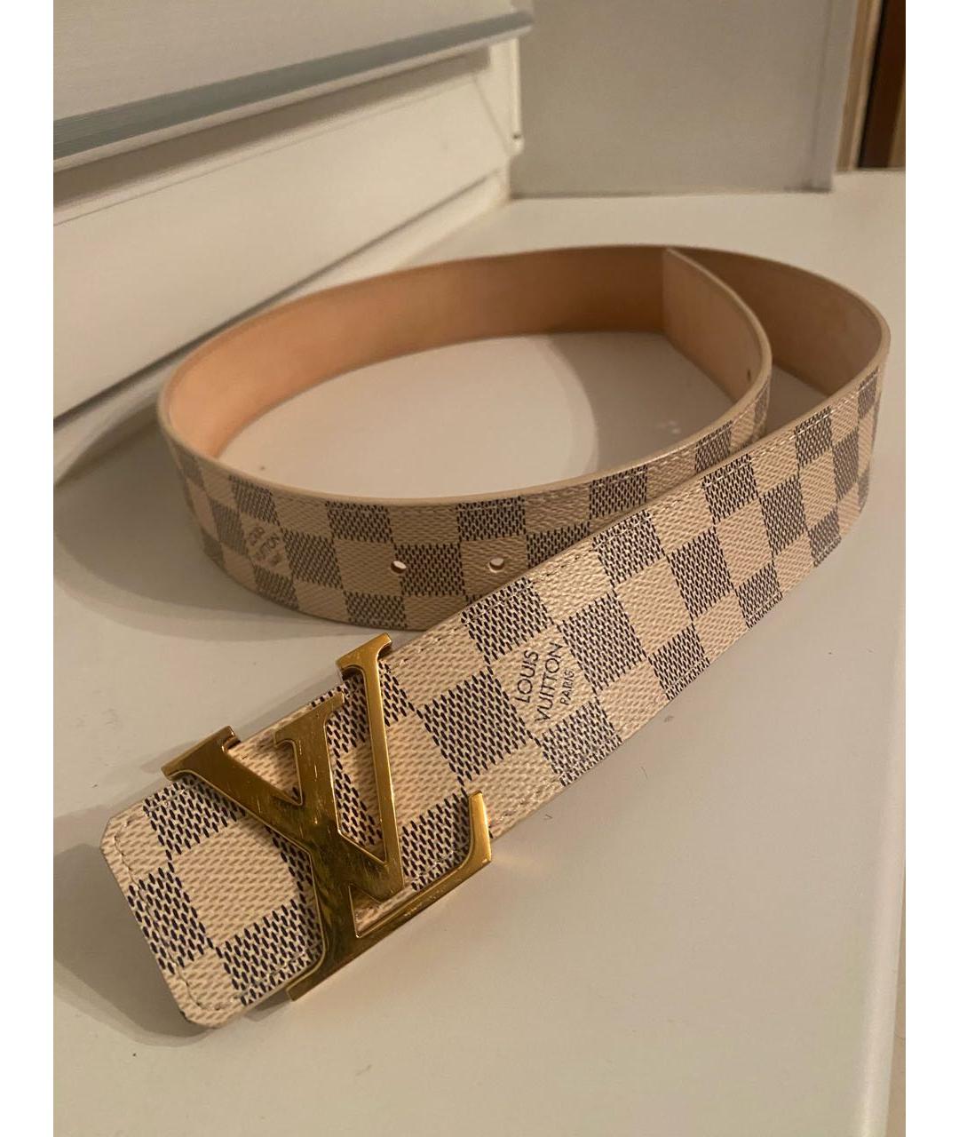 LOUIS VUITTON Бежевый ремень, фото 2