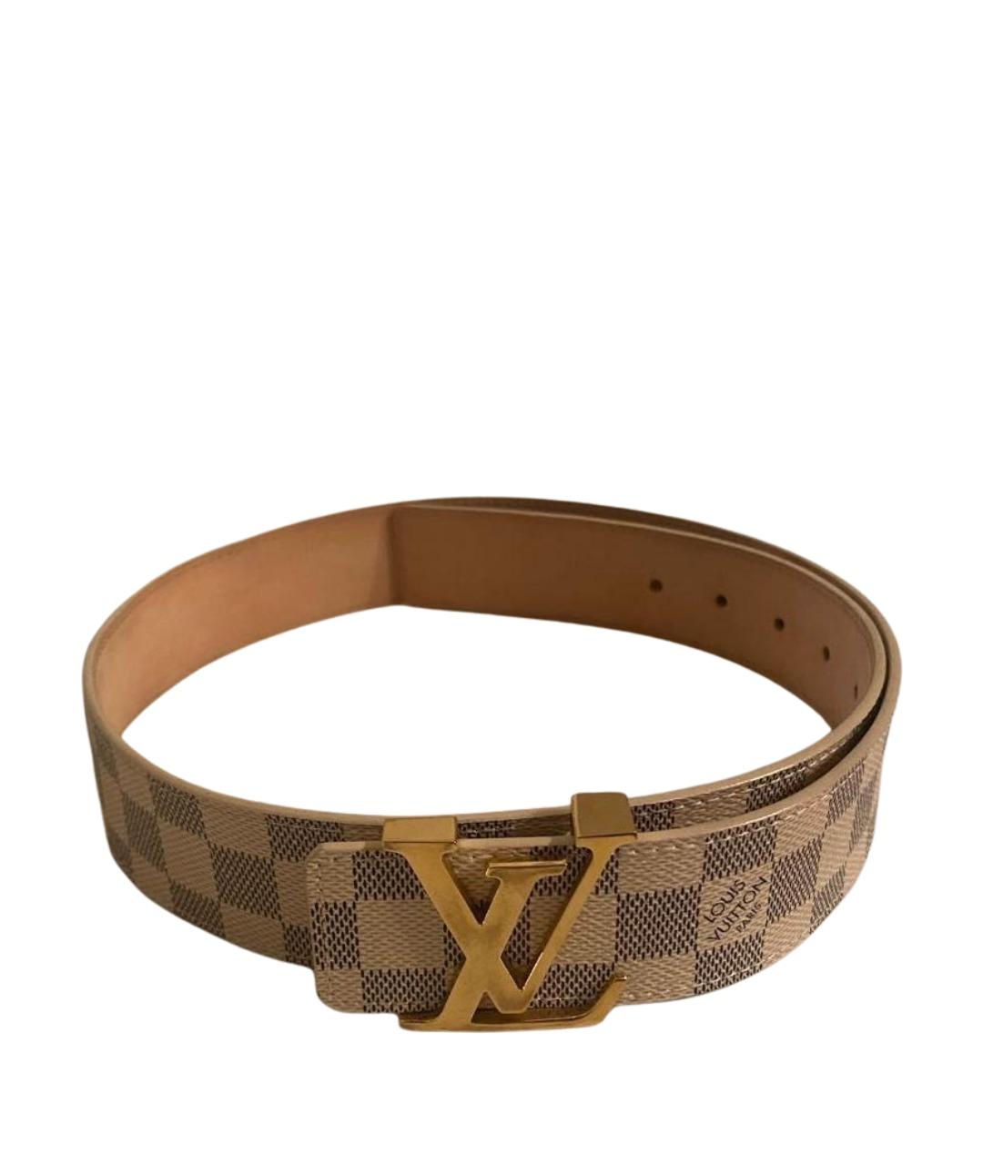 LOUIS VUITTON Бежевый ремень, фото 1