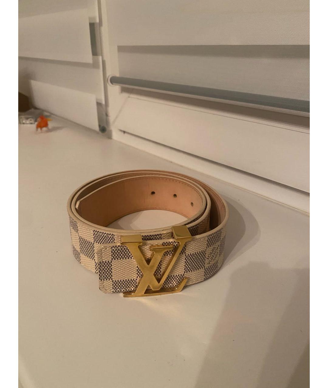 LOUIS VUITTON Бежевый ремень, фото 5