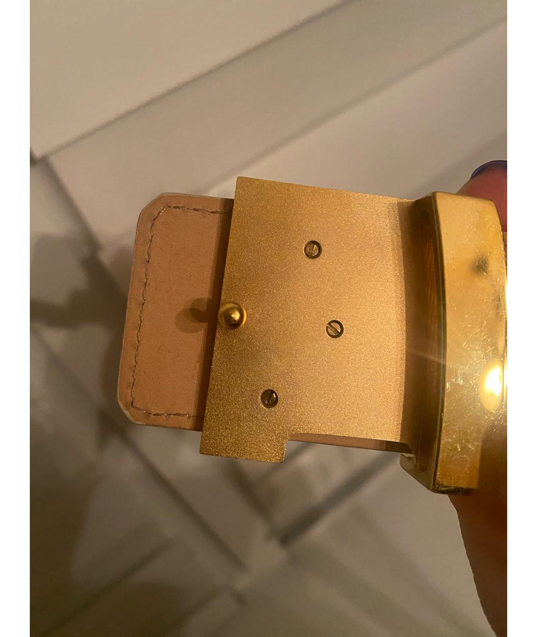 LOUIS VUITTON Бежевый ремень, фото 3