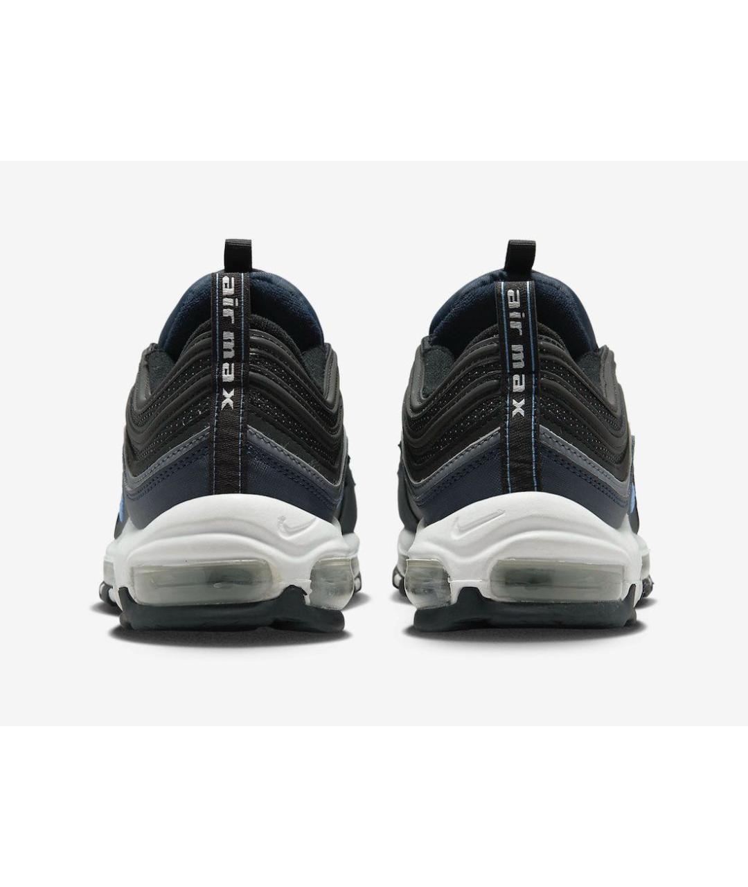 NIKE Темно-синие текстильные низкие кроссовки / кеды, фото 4