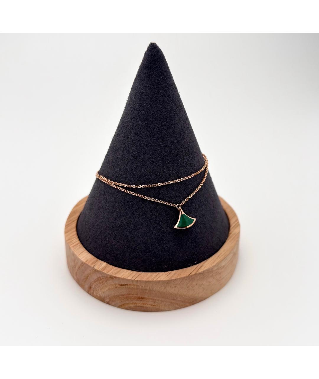 BVLGARI Золотое колье из розового золота, фото 3