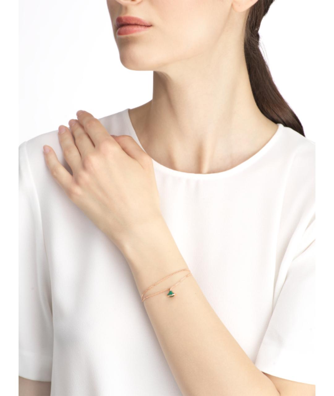 BVLGARI Золотое колье из розового золота, фото 5