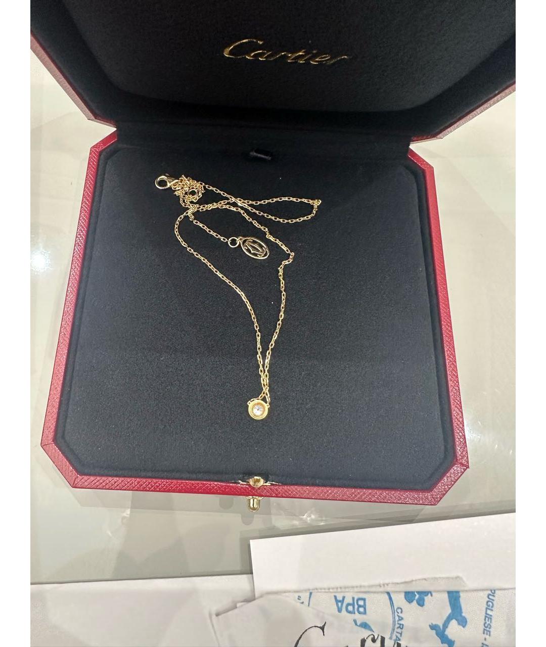 CARTIER Желтое колье из желтого золота, фото 3