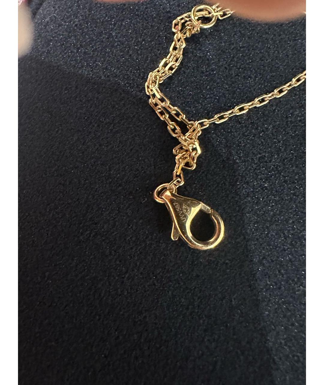 CARTIER Желтое колье из желтого золота, фото 4