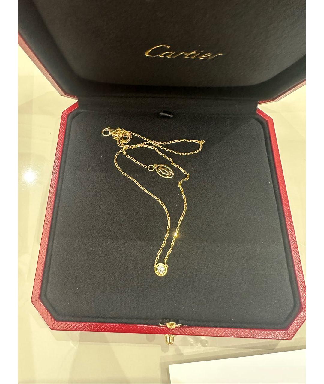 CARTIER Желтое колье из желтого золота, фото 2