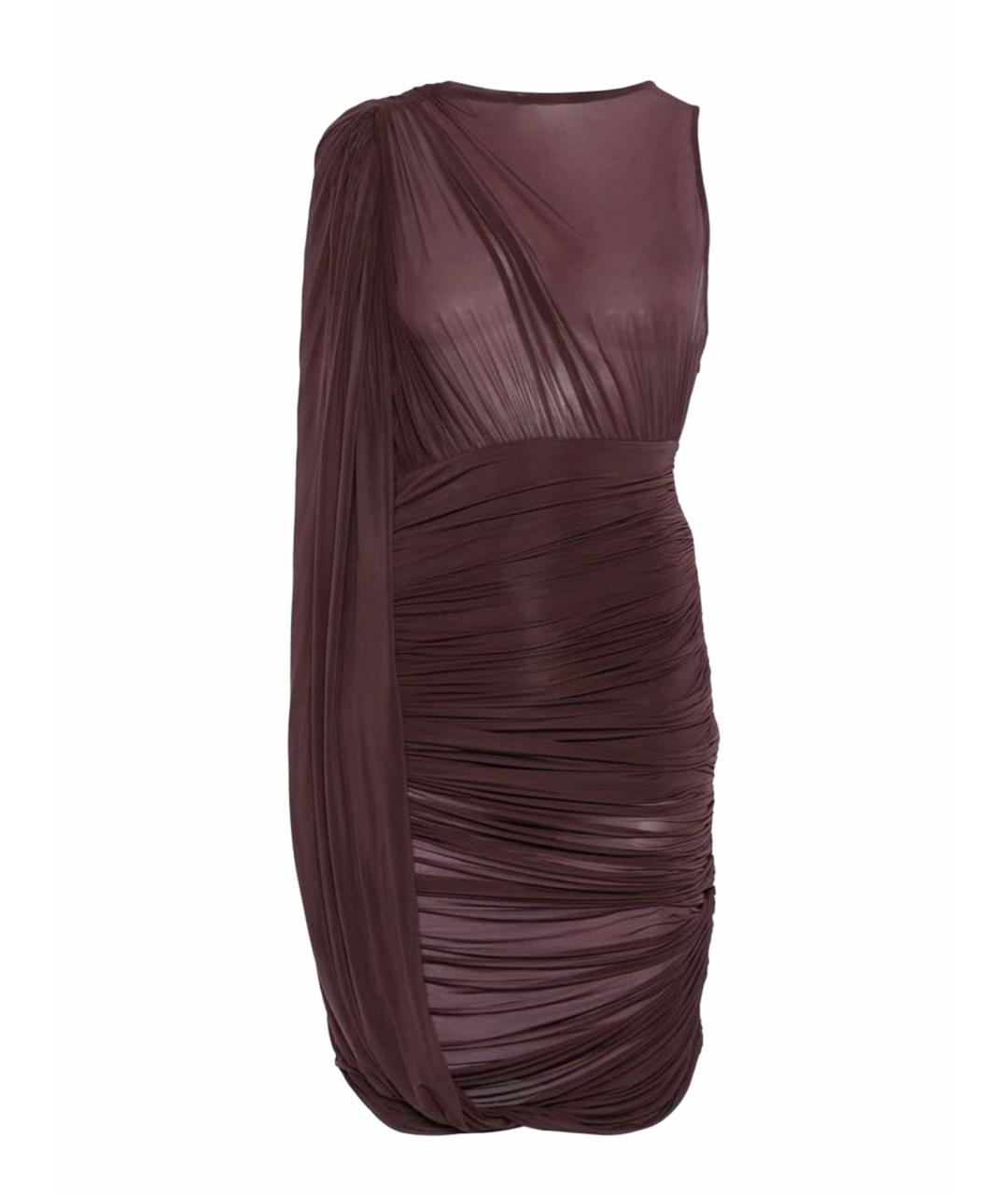 MAGDA BUTRYM Коричневое полиэстеровое коктейльное платье, фото 1