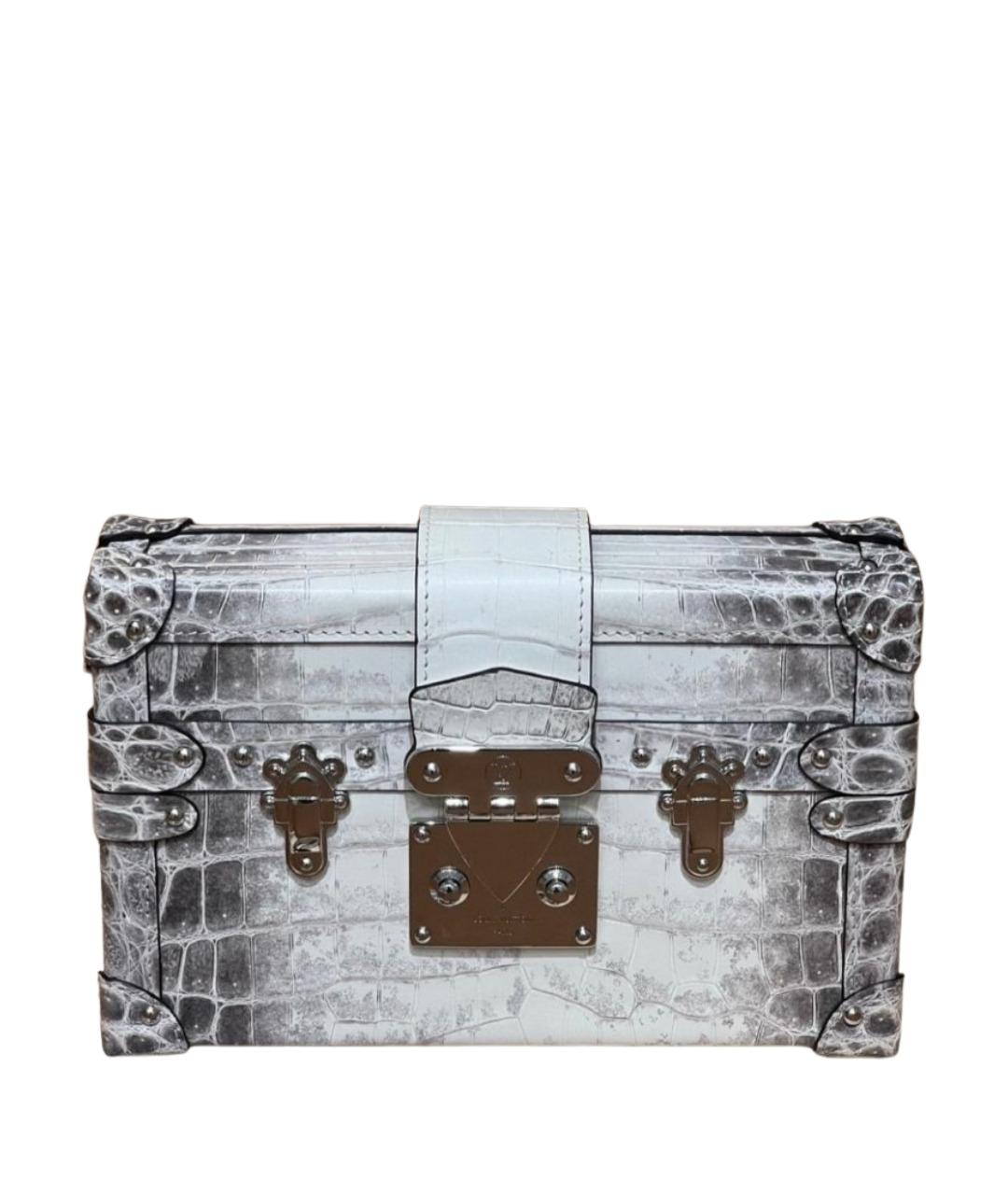 LOUIS VUITTON Серая кожаная сумка через плечо, фото 1