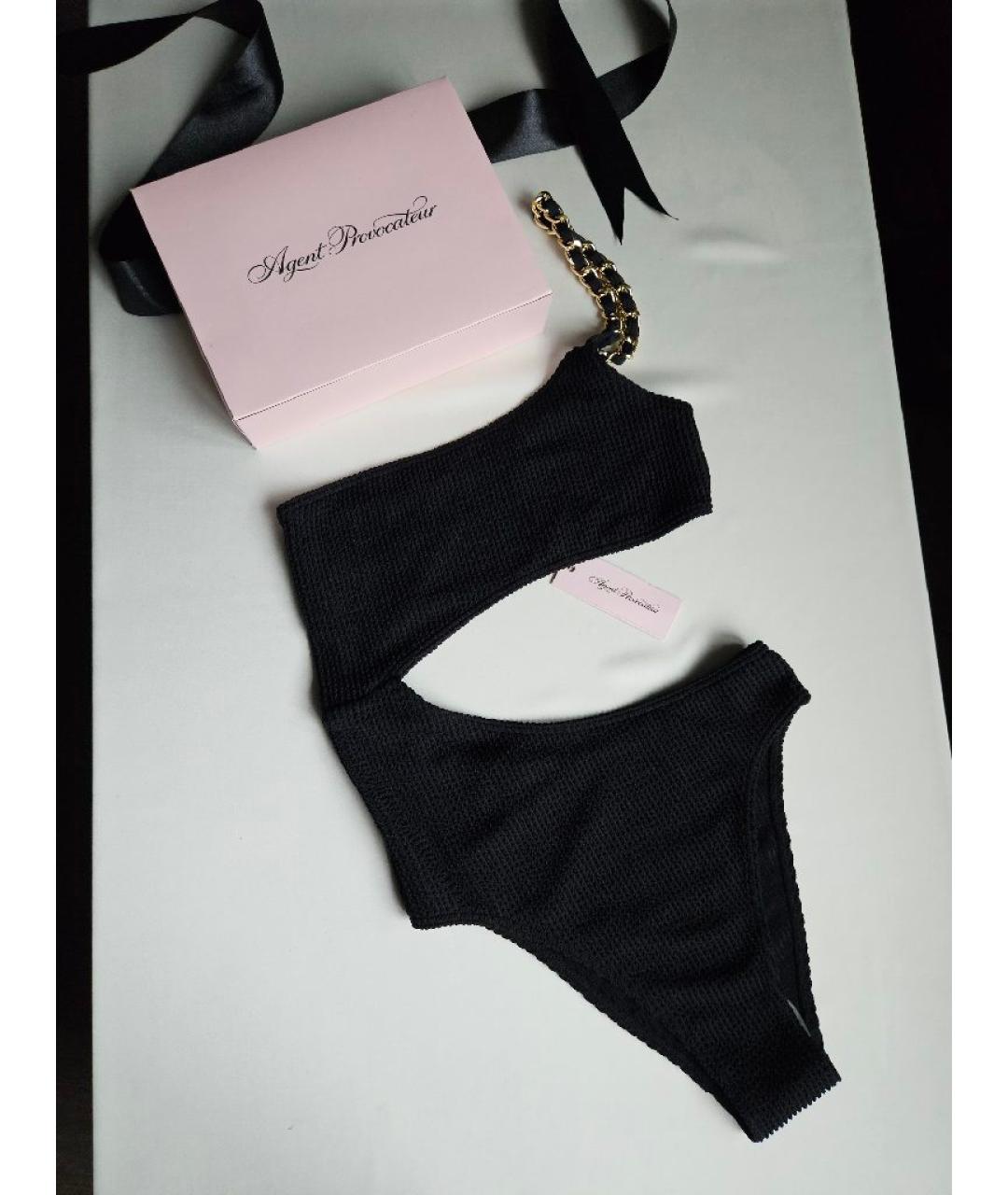 AGENT PROVOCATEUR Черный полиэстеровый купальник, фото 5