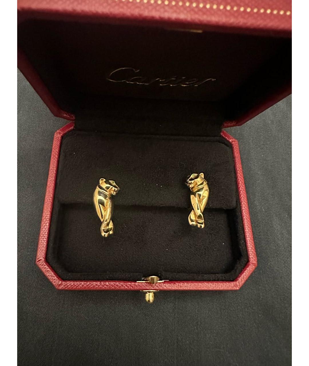 CARTIER Желтые серьги из желтого золота, фото 6