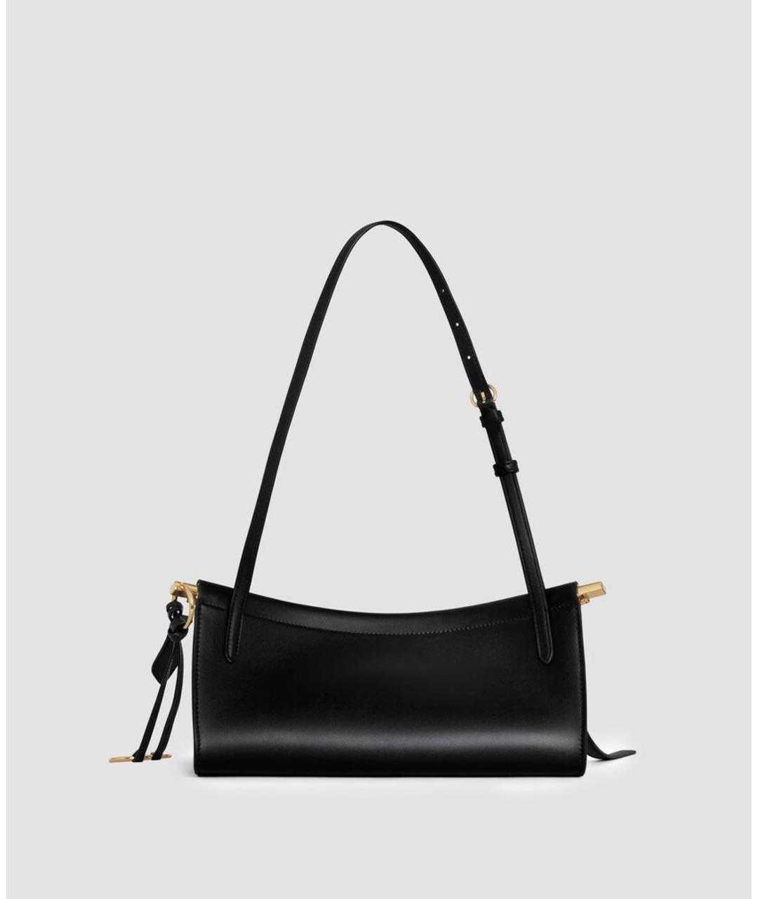 ALAIA Черная кожаная сумка через плечо, фото 2