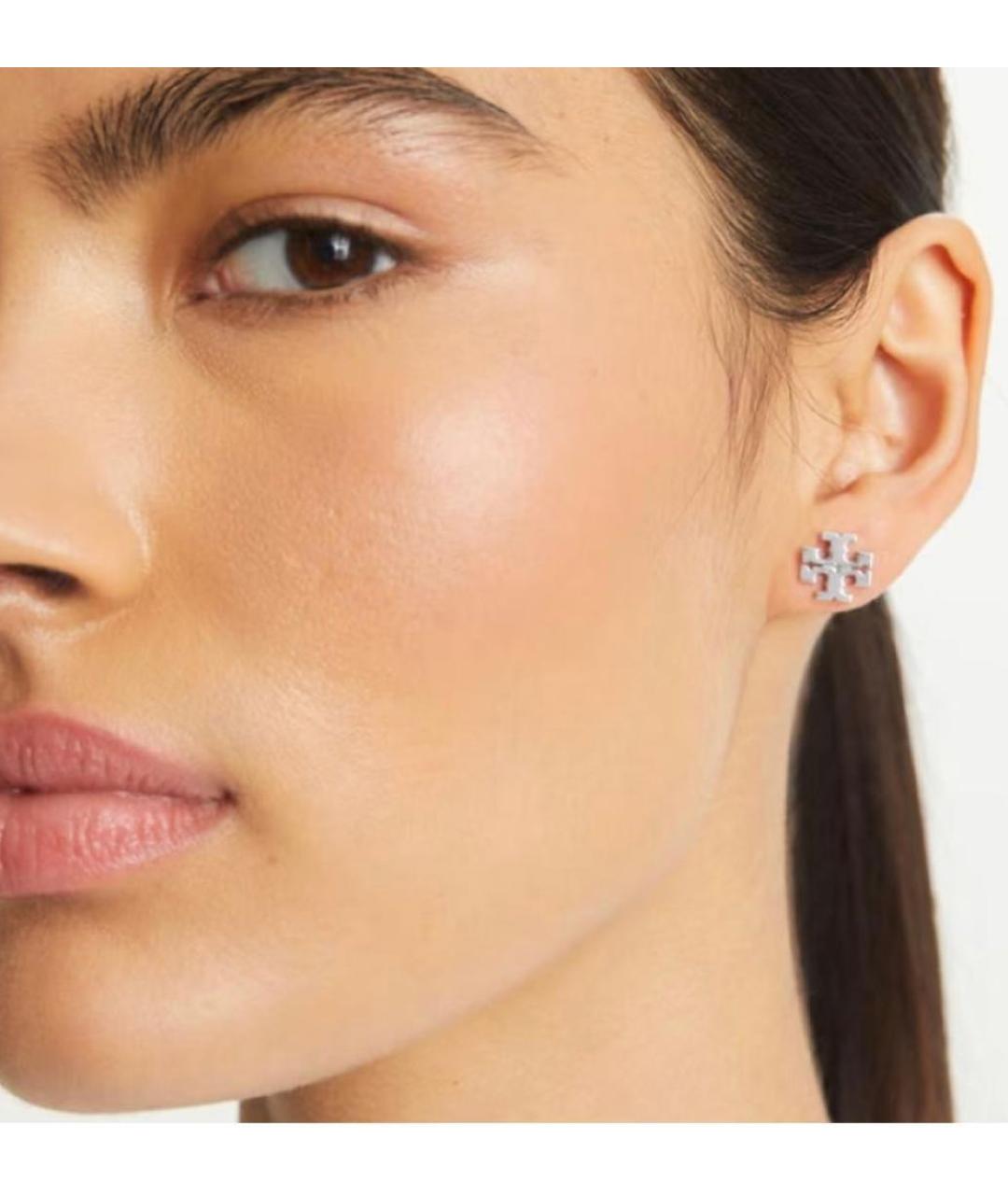 TORY BURCH Серебряные металлические серьги, фото 4