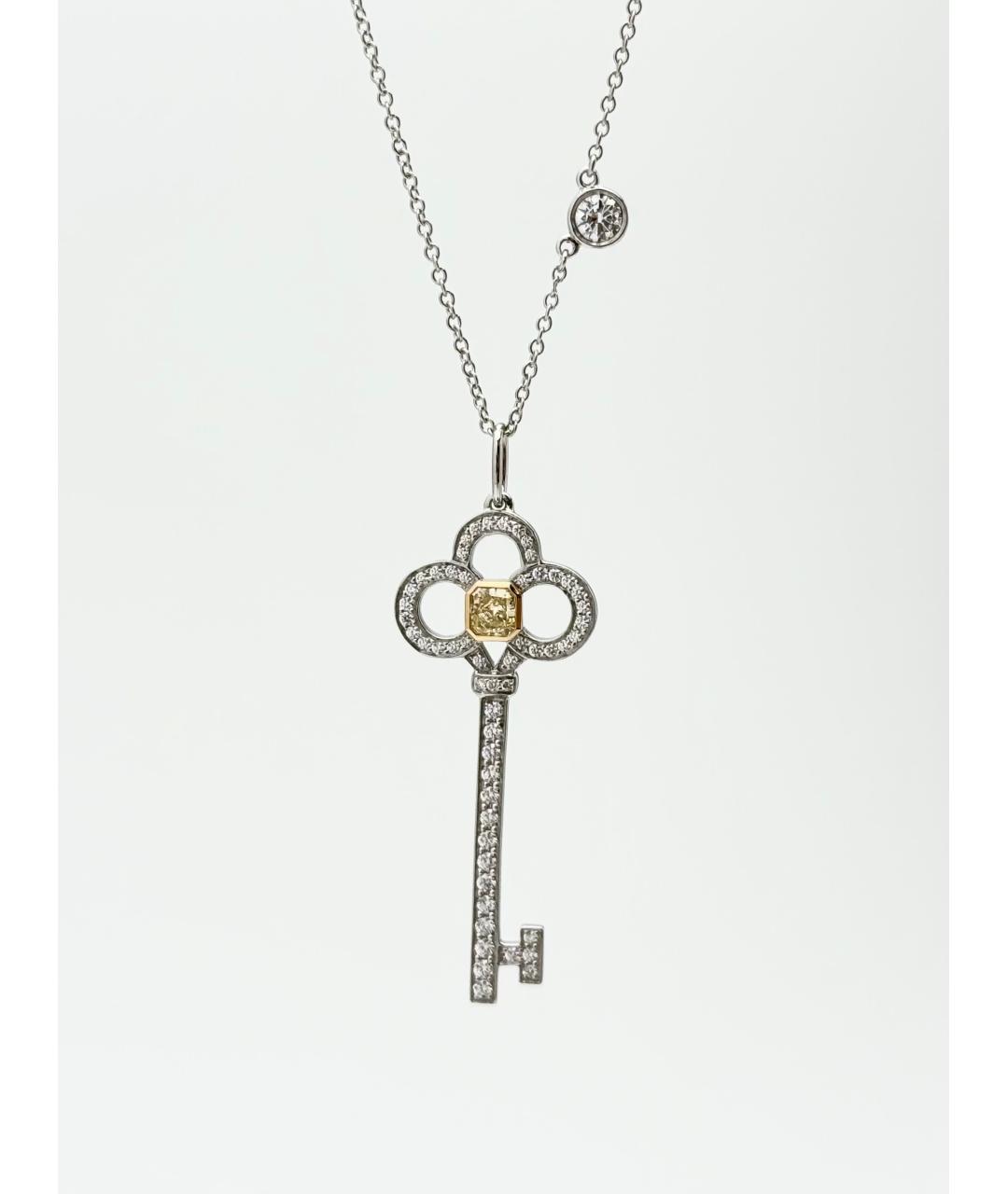 TIFFANY&CO Серебряное колье из белого золота, фото 4