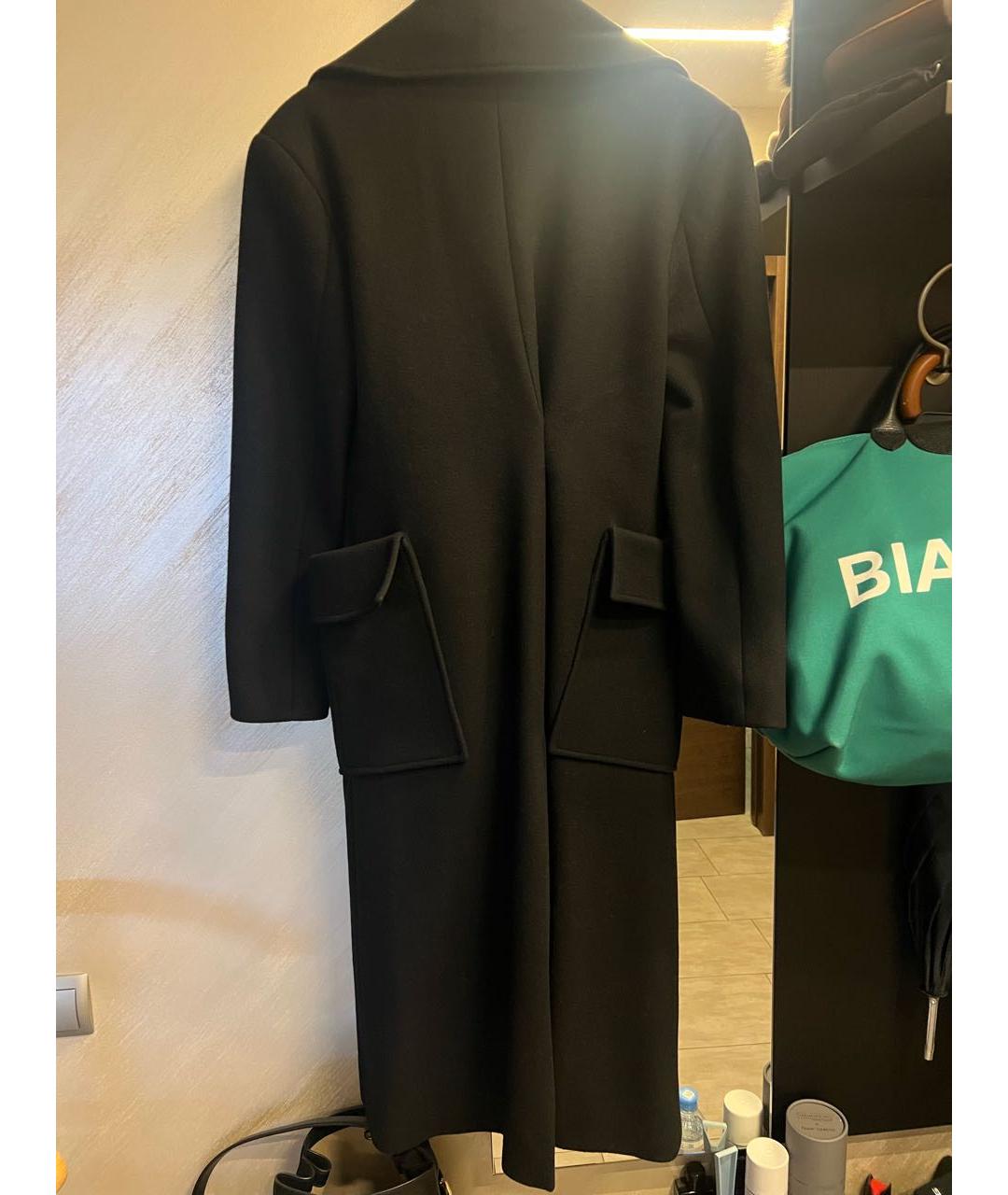 JACQUEMUS Черное шерстяное пальто, фото 5